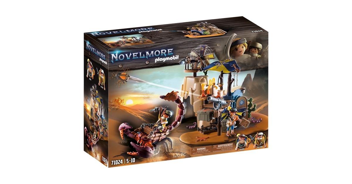 PLAYMOBIL 71024 Novelmore Sal'ahari Sands - Skorpionjagd am Wrack, Konstruktionsspielzeug