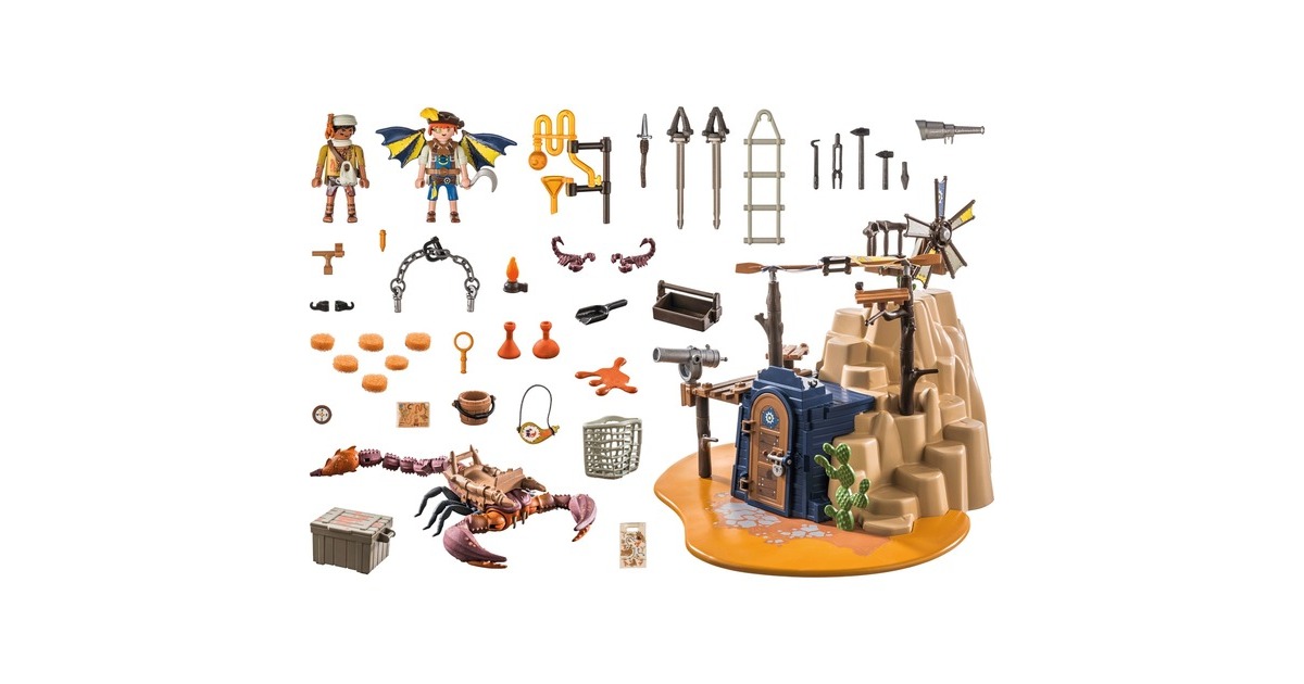 PLAYMOBIL 71024 Novelmore Sal'ahari Sands - Skorpionjagd am Wrack, Konstruktionsspielzeug