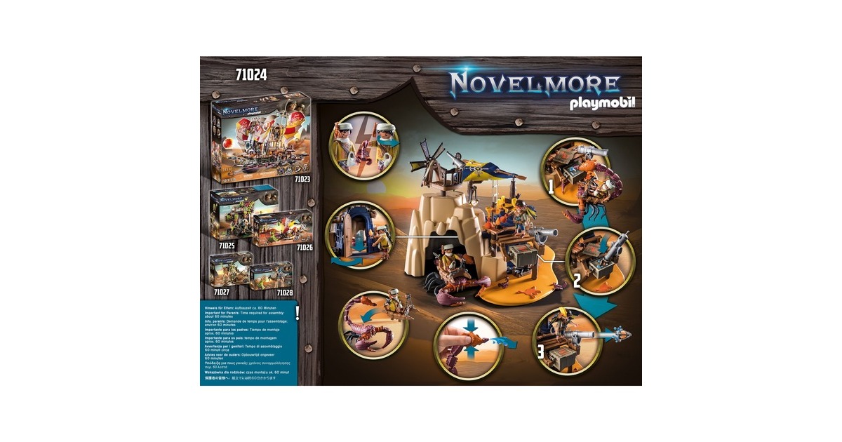 PLAYMOBIL 71024 Novelmore Sal'ahari Sands - Skorpionjagd am Wrack, Konstruktionsspielzeug