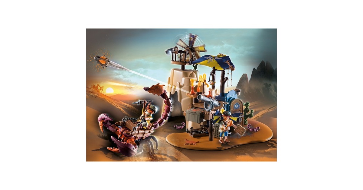 PLAYMOBIL 71024 Novelmore Sal'ahari Sands - Skorpionjagd am Wrack, Konstruktionsspielzeug