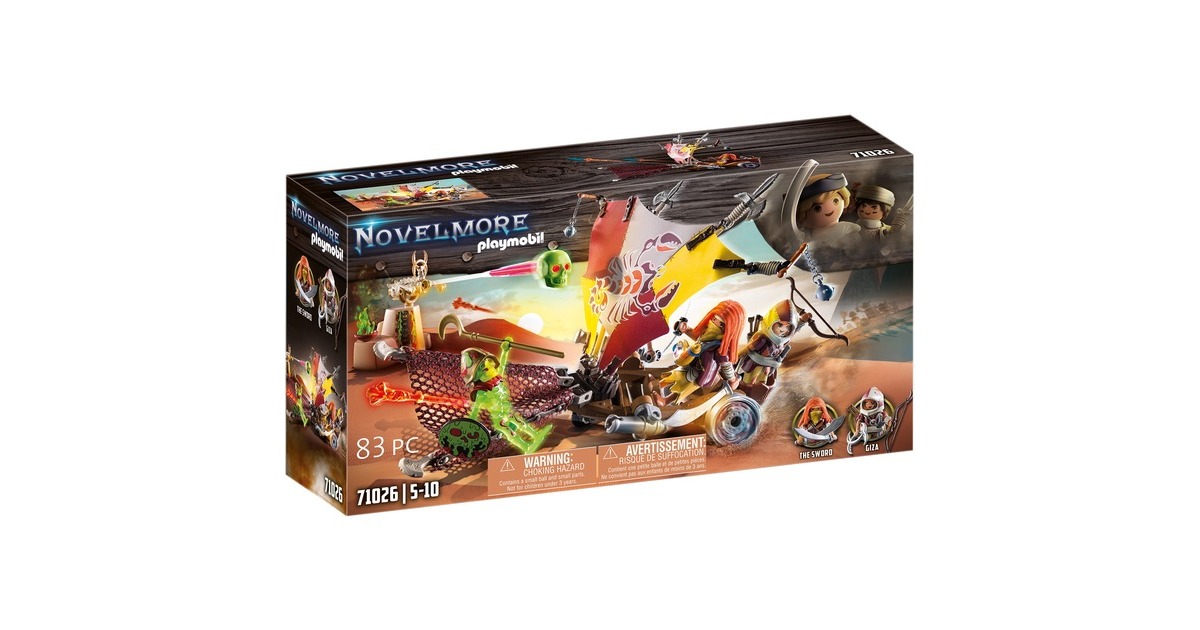 PLAYMOBIL 71026 Novelmore Sal'ahari Sands - Dünensurfer, Konstruktionsspielzeug