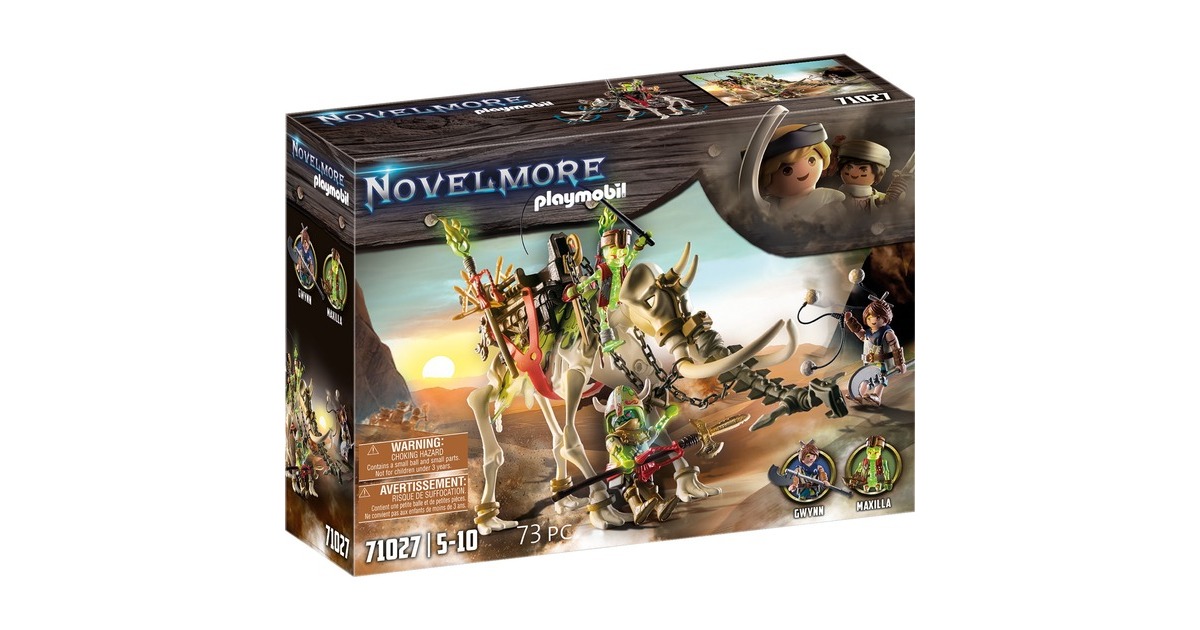 PLAYMOBIL 71027 Novelmore Sal'ahari Sands - Mammut Attacke, Konstruktionsspielzeug
