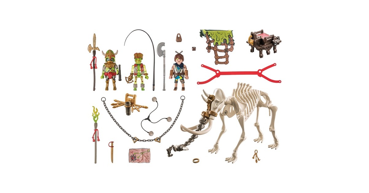 PLAYMOBIL 71027 Novelmore Sal'ahari Sands - Mammut Attacke, Konstruktionsspielzeug