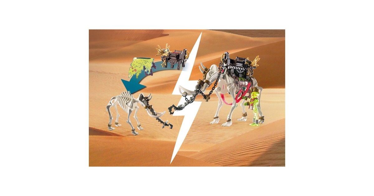 PLAYMOBIL 71027 Novelmore Sal'ahari Sands - Mammut Attacke, Konstruktionsspielzeug
