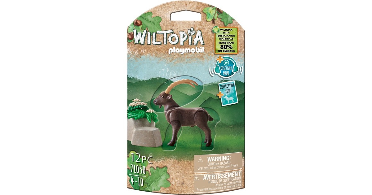 PLAYMOBIL 71050 Wiltopia Steinbock, Konstruktionsspielzeug