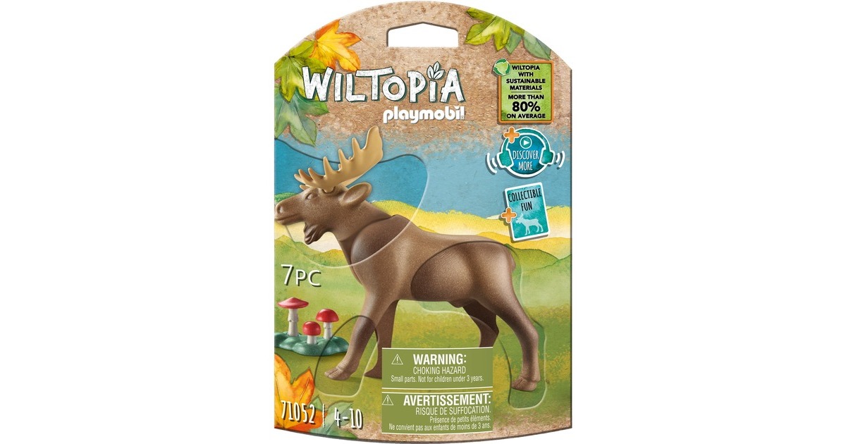 PLAYMOBIL 71052 Wiltopia Elch, Konstruktionsspielzeug