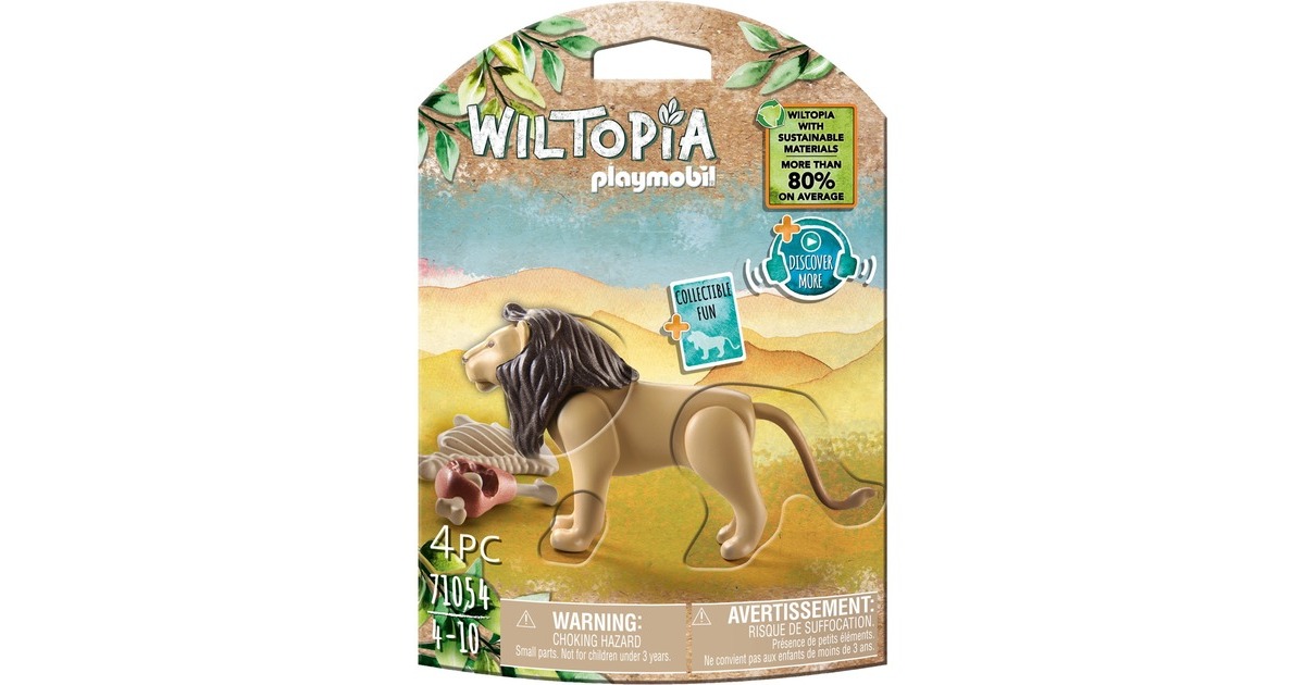 PLAYMOBIL 71054 Wiltopia Löwe, Konstruktionsspielzeug