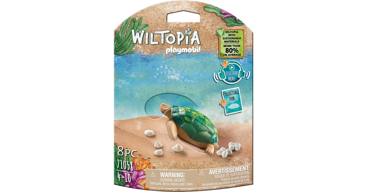 PLAYMOBIL 71058 Wiltopia Riesenschildkröte, Konstruktionsspielzeug