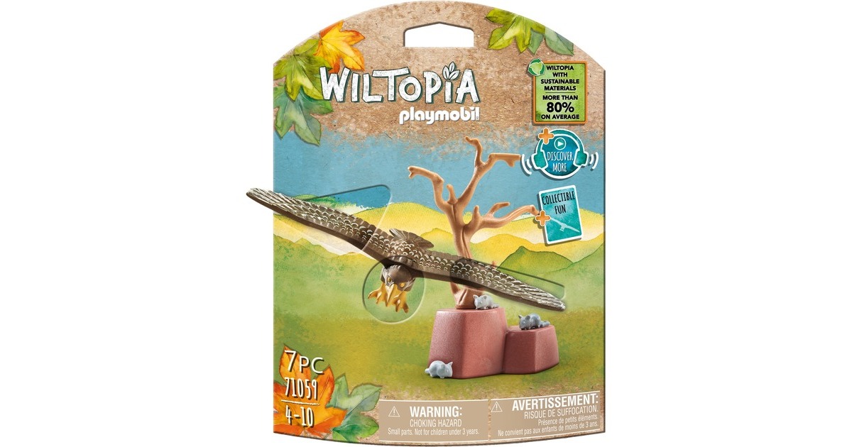 PLAYMOBIL 71059 Wiltopia Adler, Konstruktionsspielzeug