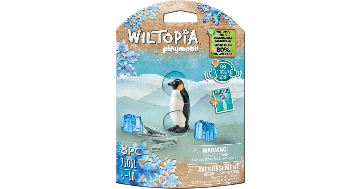 PLAYMOBIL 71061 Wiltopia Kaiserpinguin, Konstruktionsspielzeug