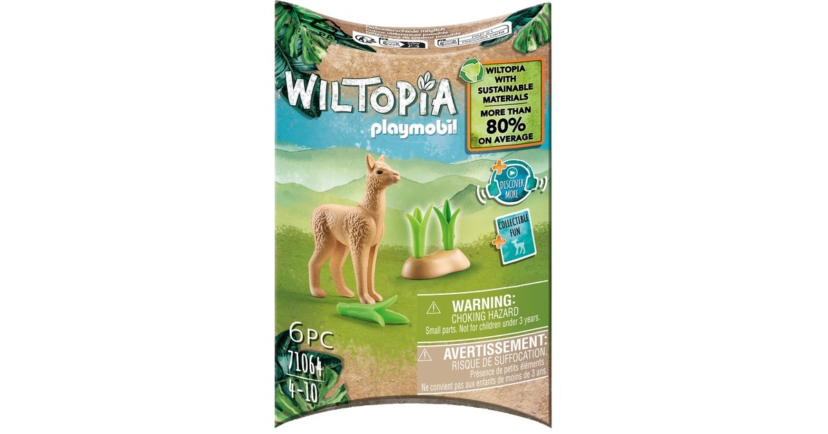PLAYMOBIL 71064 Wiltopia Junges Alpaka, Konstruktionsspielzeug