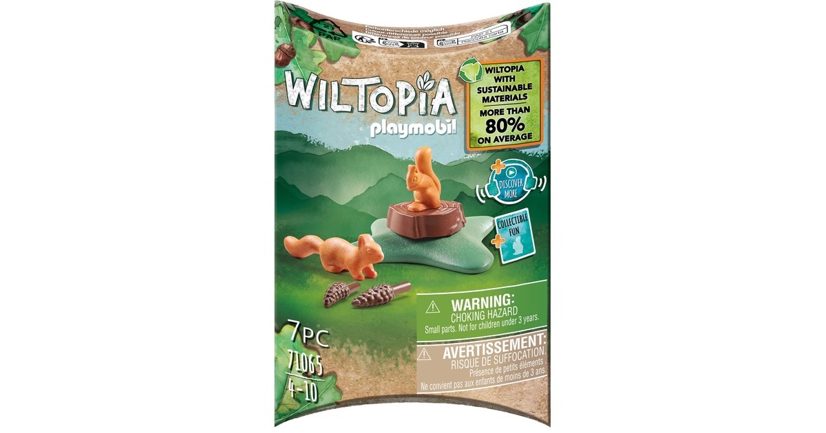 PLAYMOBIL 71065 Wiltopia Eichhörnchen, Konstruktionsspielzeug