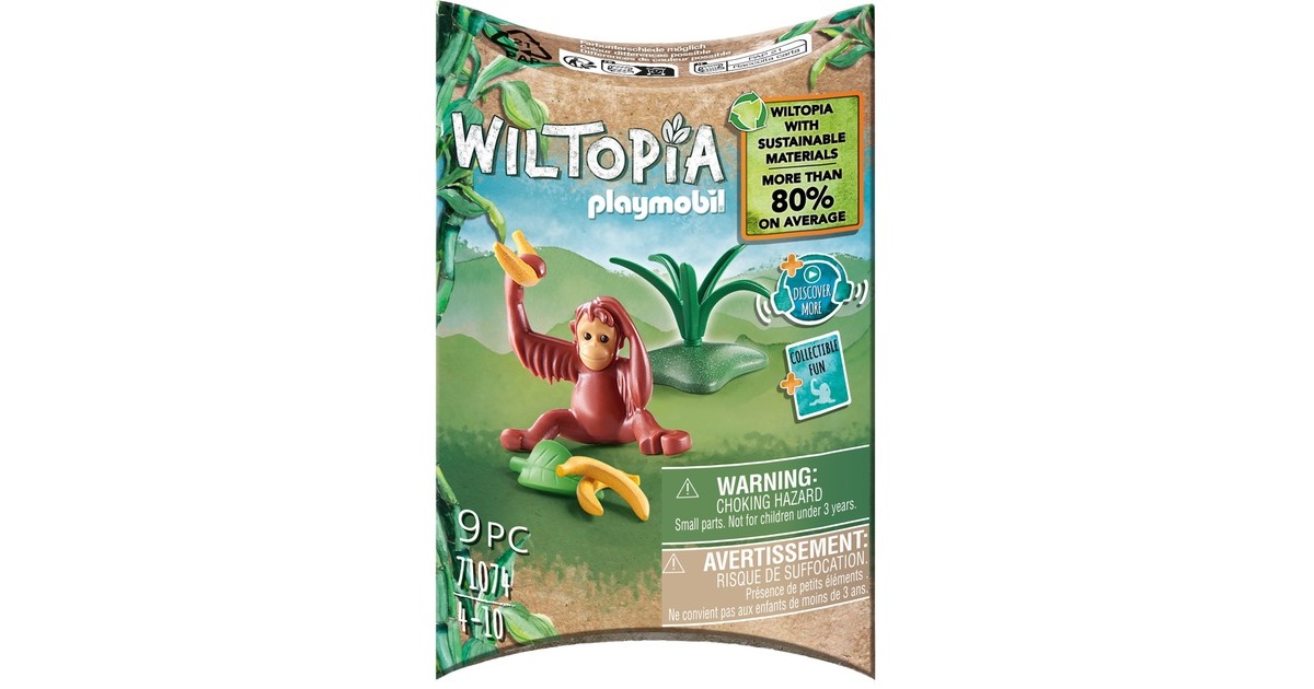 PLAYMOBIL 71074 Wiltopia Junger Orang-Utan, Konstruktionsspielzeug