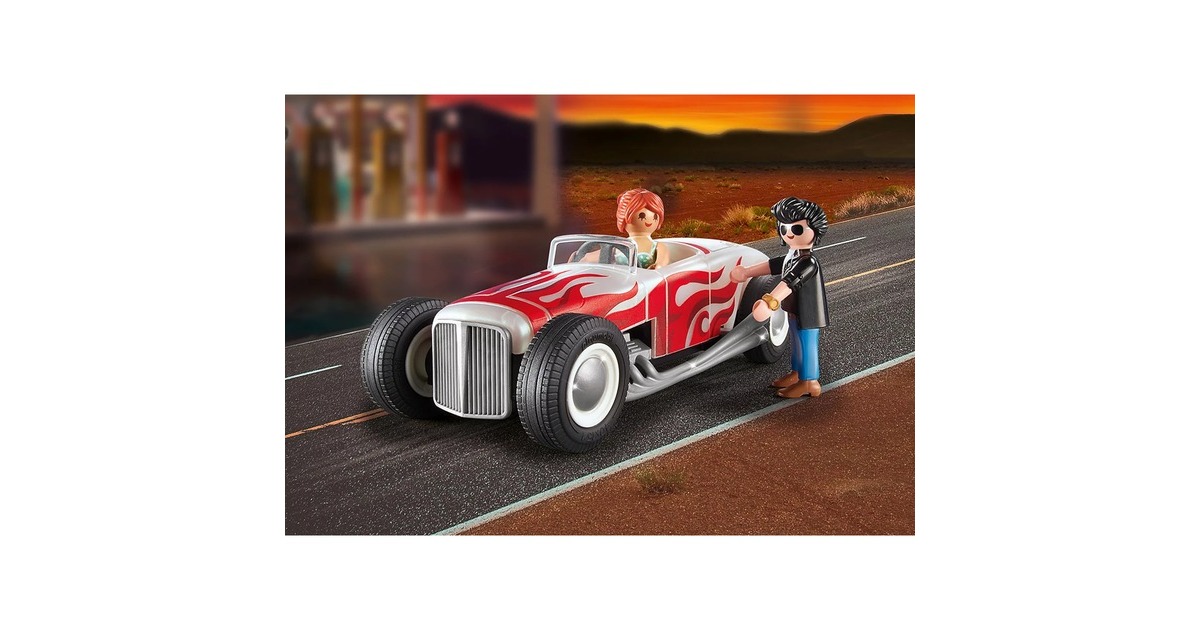 PLAYMOBIL 71078 City Life Starter Pack Hot Rod, Konstruktionsspielzeug