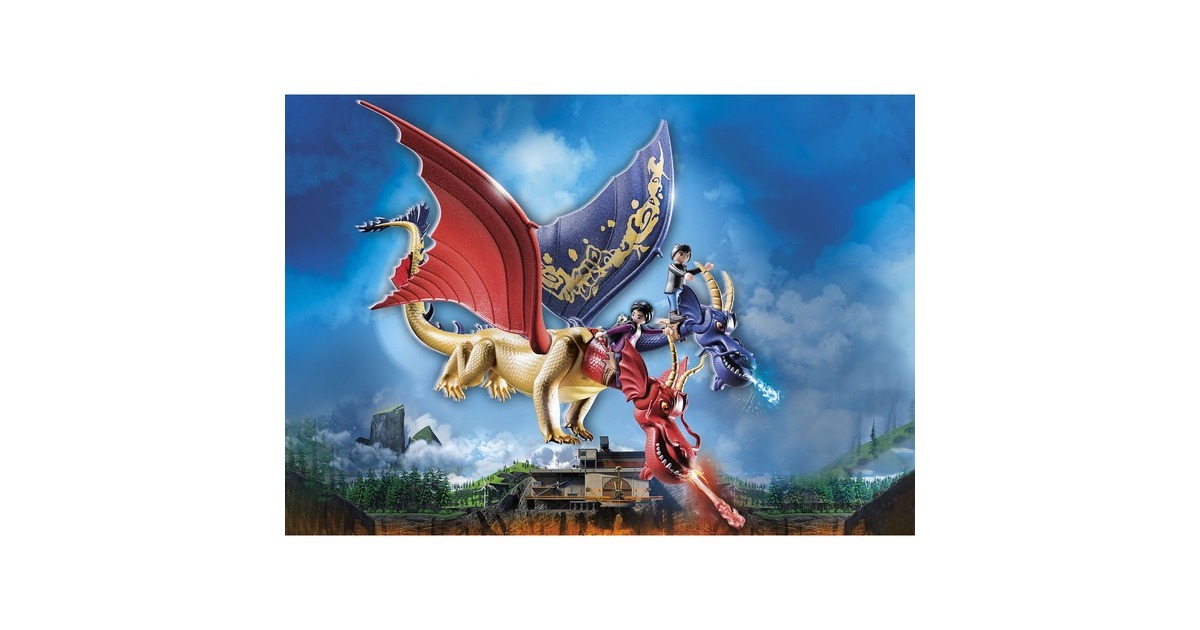 PLAYMOBIL 71080 Dragons: The Nine Realms - Wu & Wei, Konstruktionsspielzeug