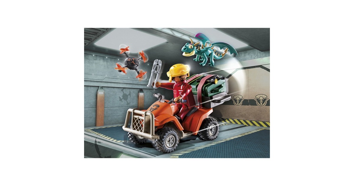 PLAYMOBIL 71085 Dragons: The Nine Realms - Icaris Quad & Phil, Konstruktionsspielzeug