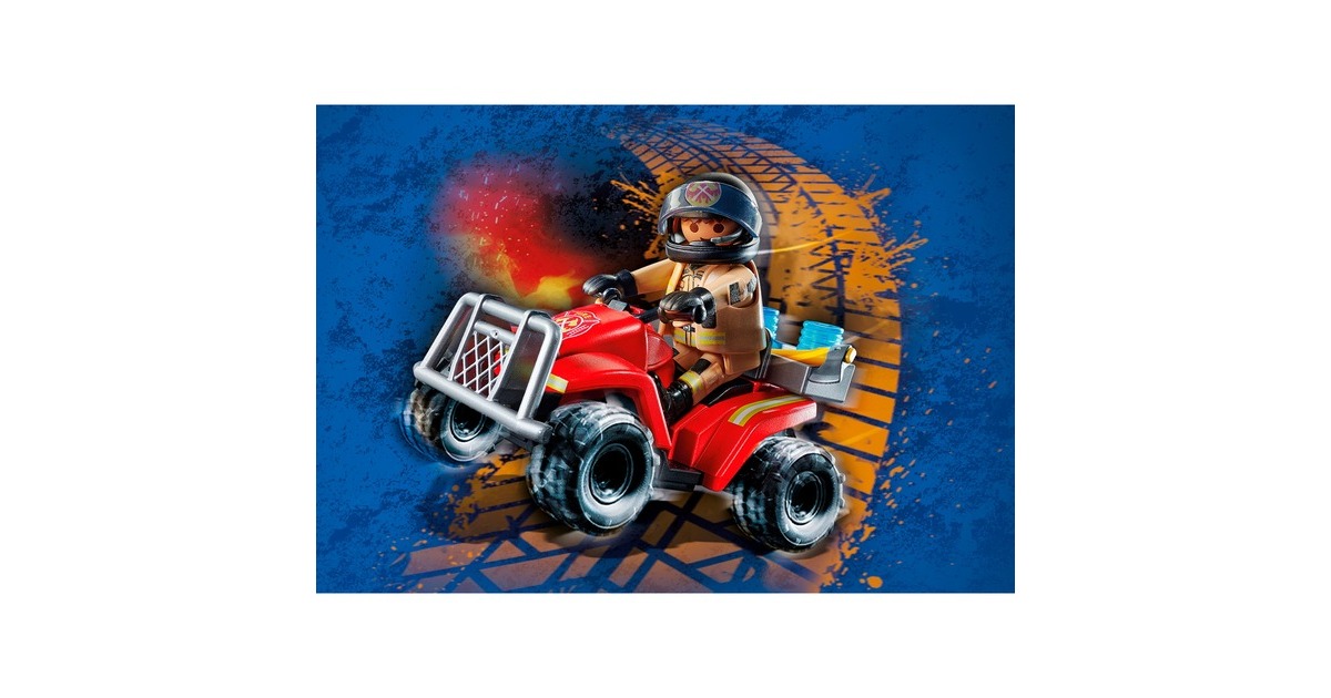 PLAYMOBIL 71090 City Action - Feuerwehr-Speed Quad, Konstruktionsspielzeug