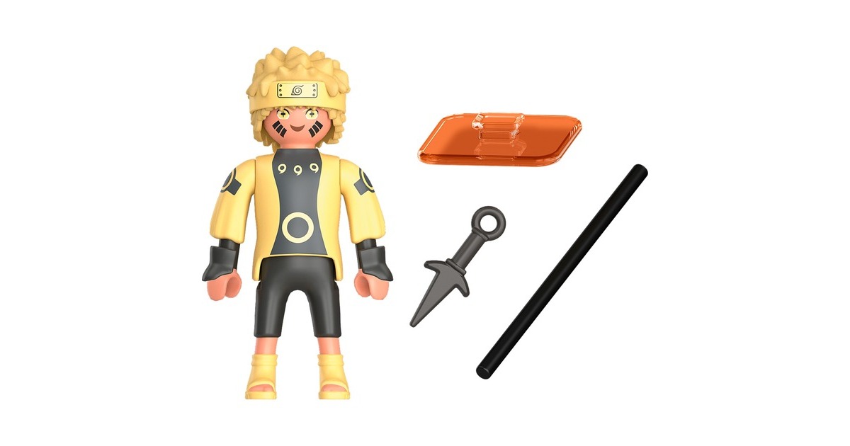 PLAYMOBIL 71100 Naruto Shippuden - Naruto Rikudou Sennin Mode, Konstruktionsspielzeug