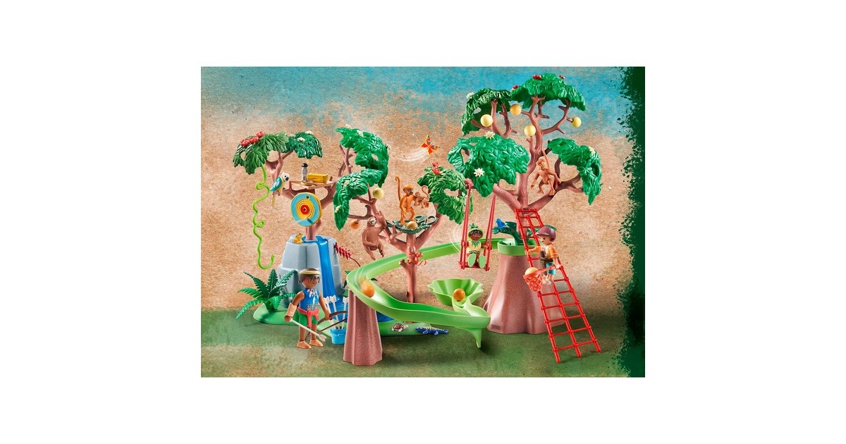 PLAYMOBIL 71142 Wiltopia - Tropischer Dschungel-Spielplatz, Konstruktionsspielzeug