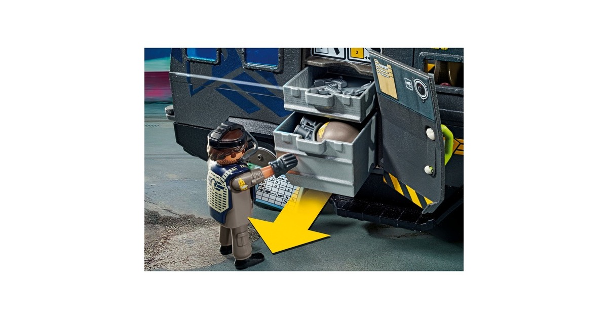 PLAYMOBIL 71144 City Action SWAT-Geländefahrzeug, Konstruktionsspielzeug