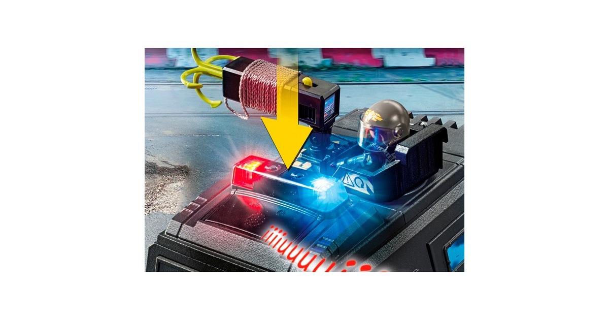PLAYMOBIL 71144 City Action SWAT-Geländefahrzeug, Konstruktionsspielzeug