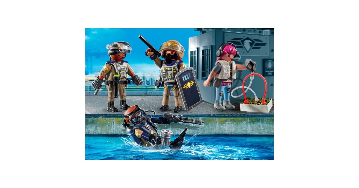 PLAYMOBIL 71146 City Action SWAT-Figurenset, Konstruktionsspielzeug