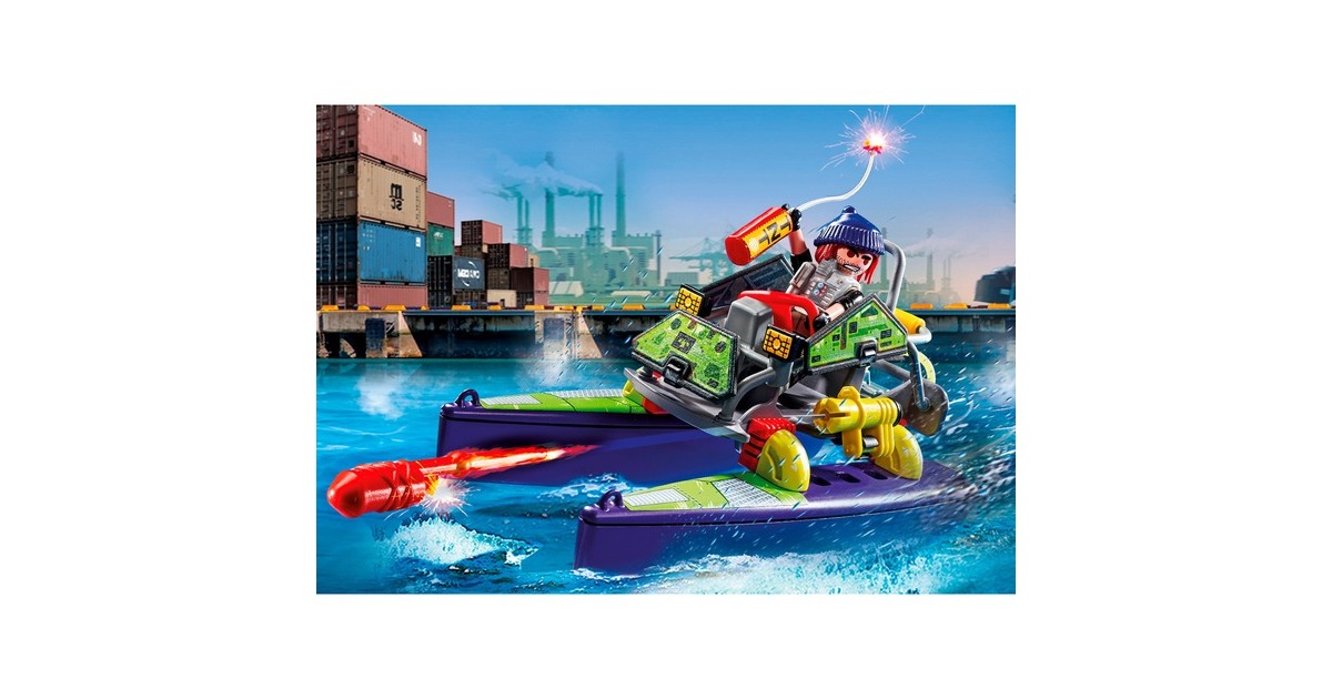 PLAYMOBIL 71147 City Action SWAT-Multi-Terrain-Quad, Konstruktionsspielzeug