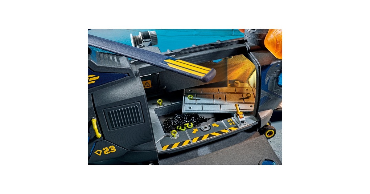 PLAYMOBIL 71149 City Action SWAT-Rettungshelikopter, Konstruktionsspielzeug