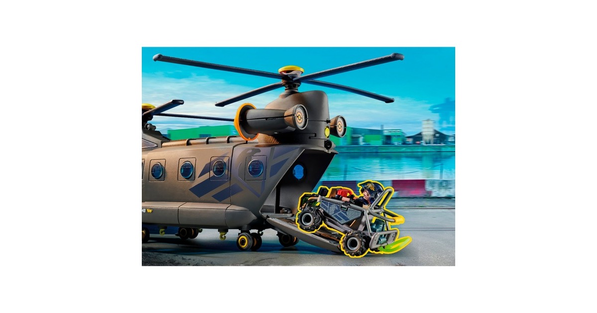 PLAYMOBIL 71149 City Action SWAT-Rettungshelikopter, Konstruktionsspielzeug