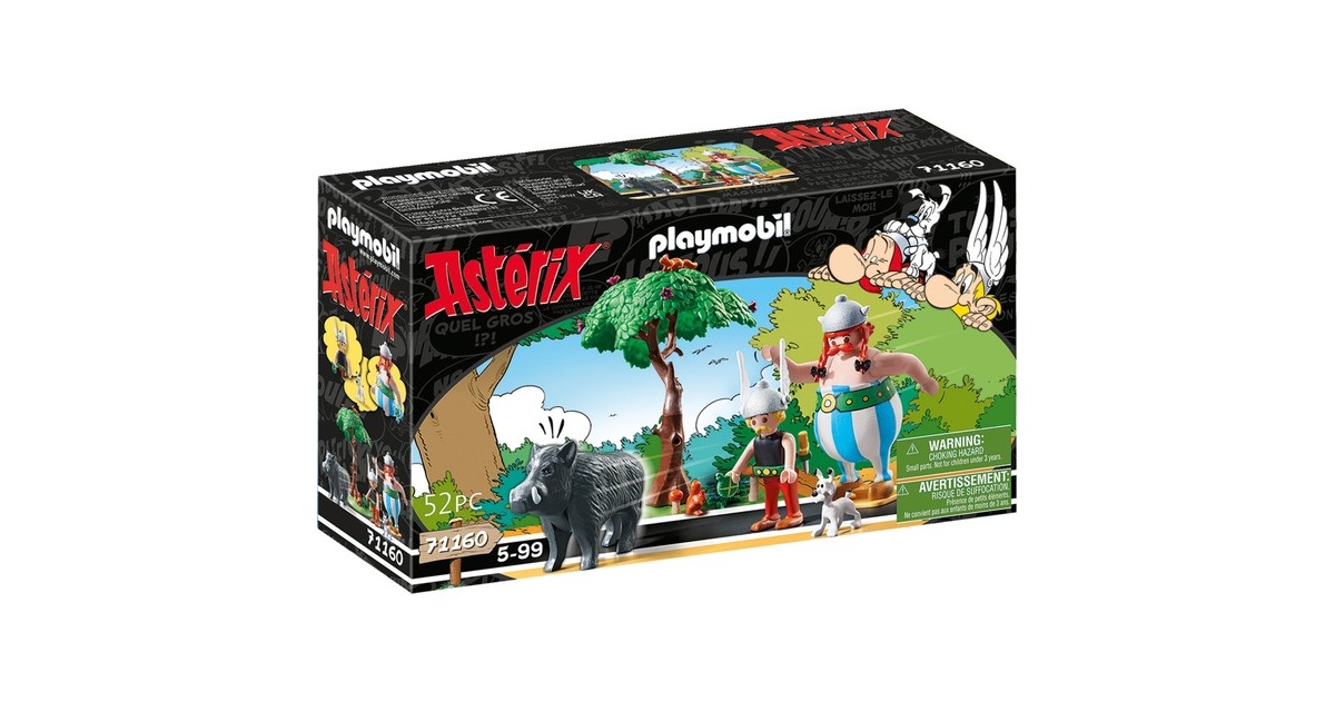 PLAYMOBIL 71160 Asterix Wildschweinjagd, Konstruktionsspielzeug
