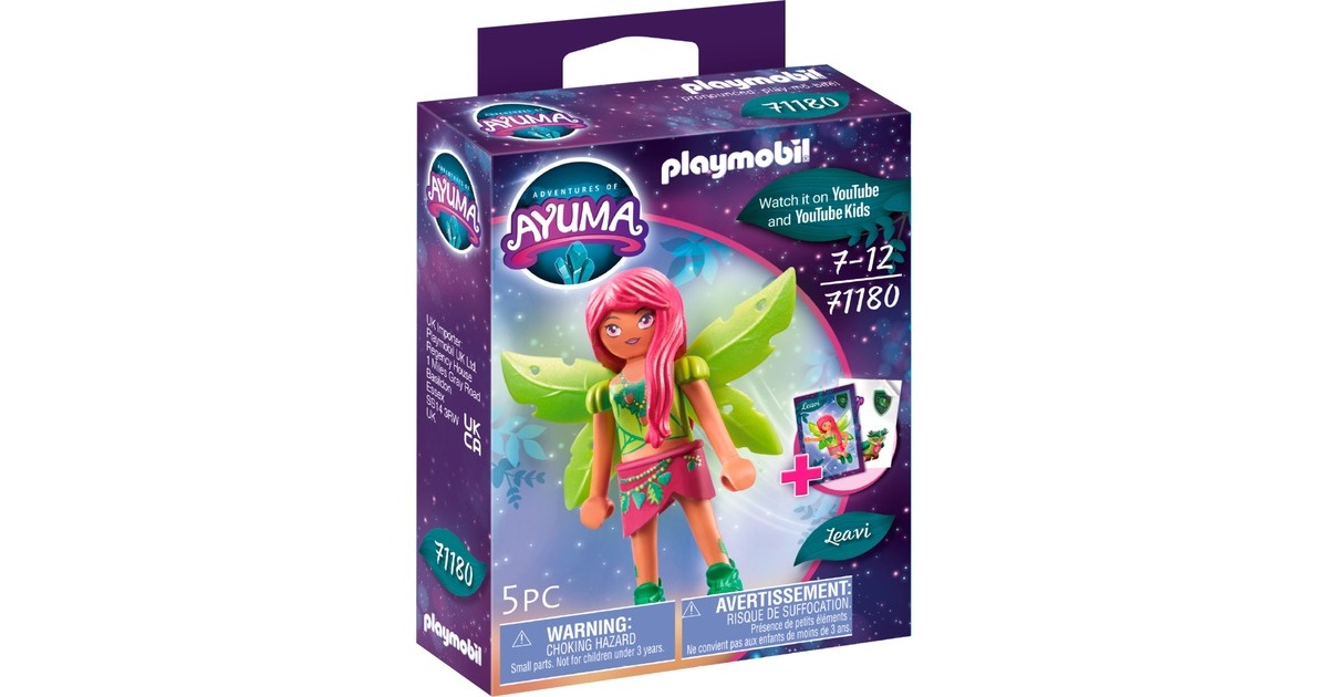 PLAYMOBIL 71180 Ayuma - Forest Fairy Leavi, Konstruktionsspielzeug