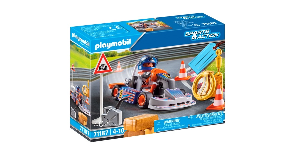 PLAYMOBIL 71187 Racing-Kart, Konstruktionsspielzeug