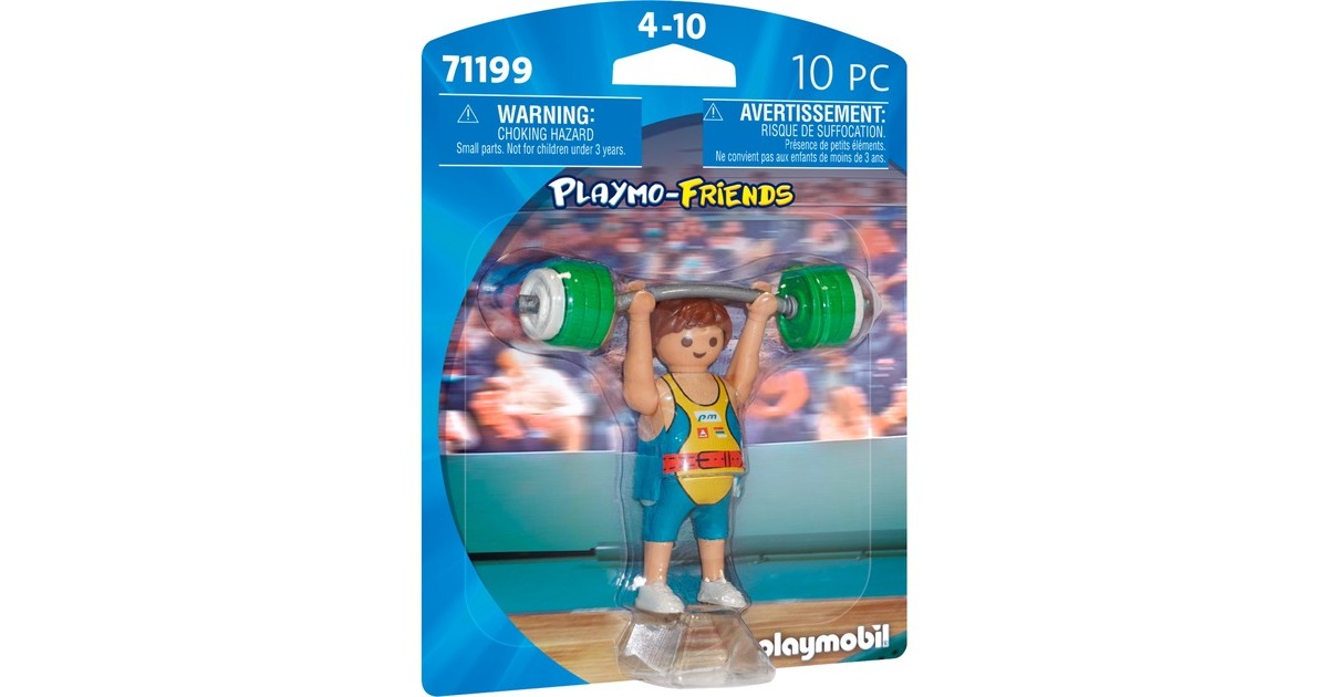 PLAYMOBIL 71199 PLAYMO-Friends Gewichtheber, Konstruktionsspielzeug