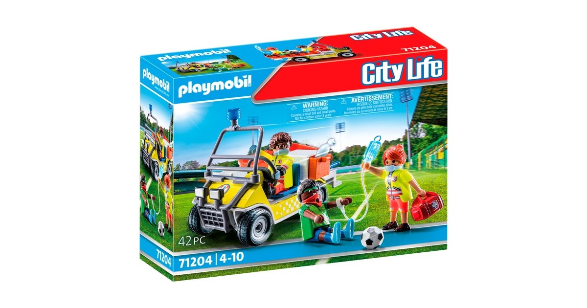 PLAYMOBIL 71204 Rettungscaddy, Konstruktionsspielzeug