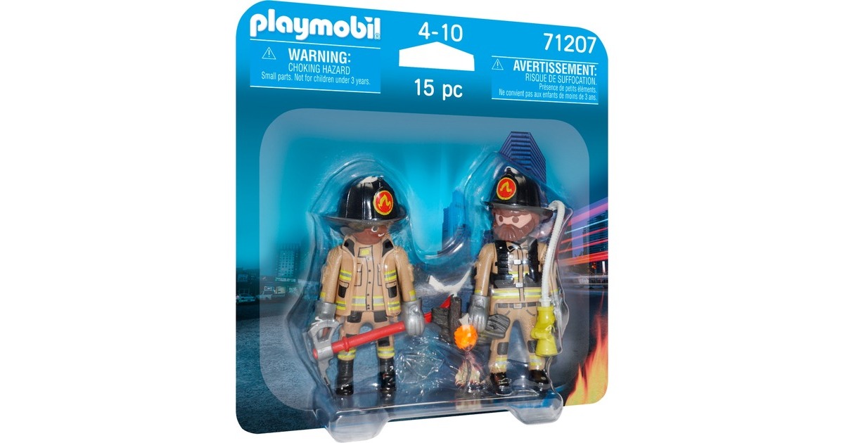 PLAYMOBIL 71207 DuoPack Feuerwehrmänner, Konstruktionsspielzeug