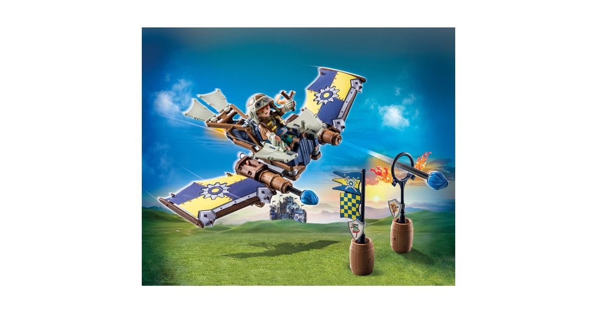 PLAYMOBIL 71211 Novelmore Darios Fluggleiter, Konstruktionsspielzeug