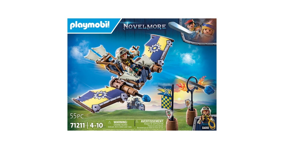 PLAYMOBIL 71211 Novelmore Darios Fluggleiter, Konstruktionsspielzeug