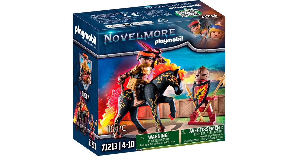 PLAYMOBIL 71213 Novelmore Burnham Raiders - Feuerritter, Konstruktionsspielzeug