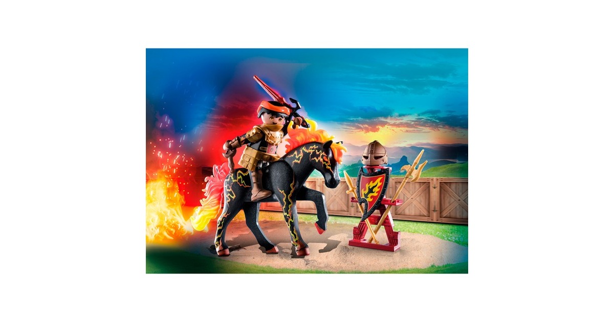 PLAYMOBIL 71213 Novelmore Burnham Raiders - Feuerritter, Konstruktionsspielzeug