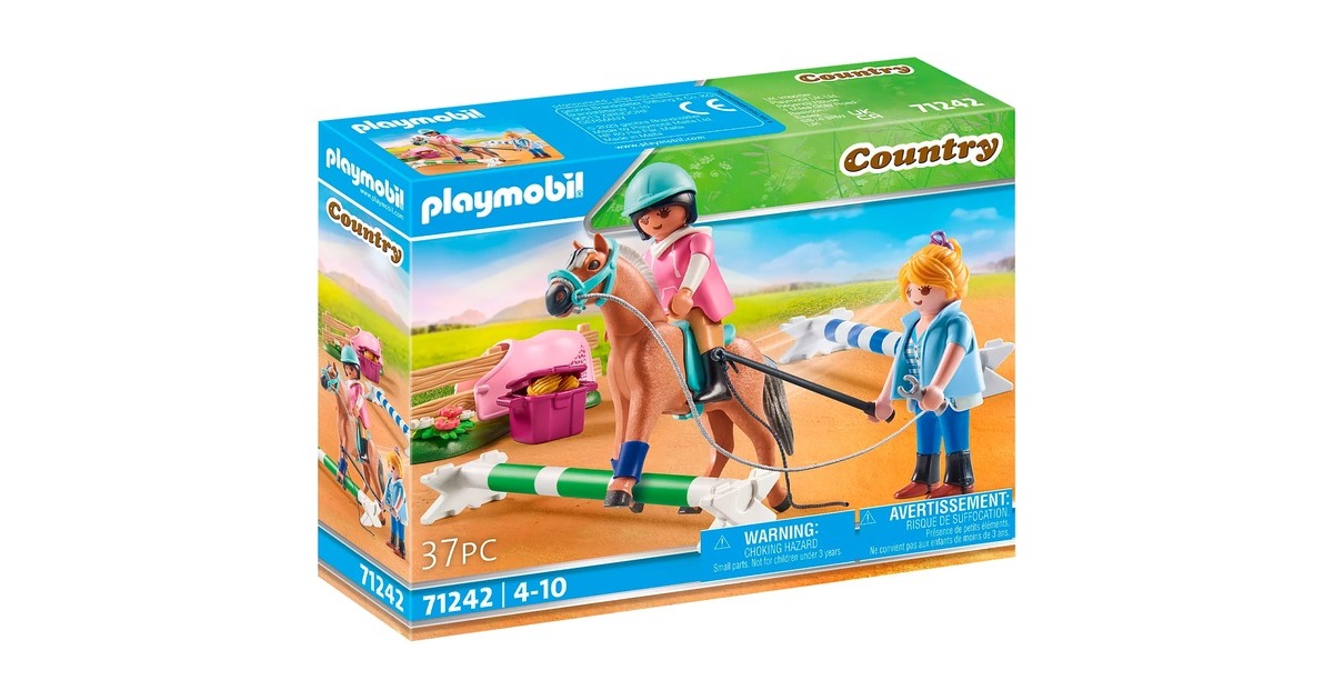PLAYMOBIL 71242 Reitunterricht, Konstruktionsspielzeug