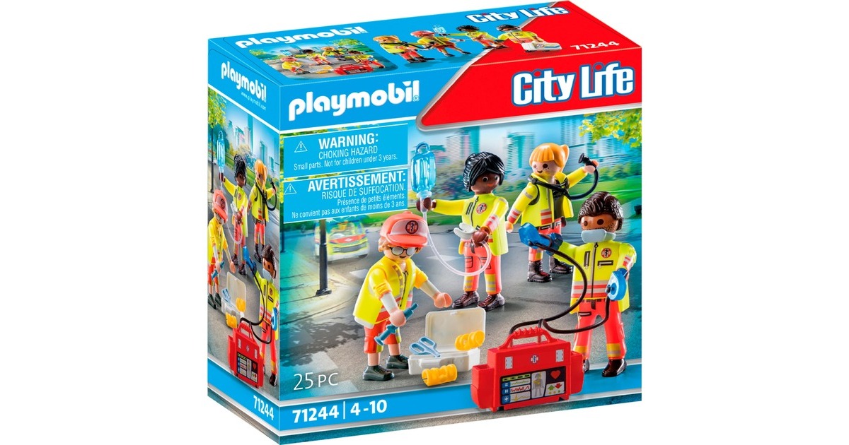 PLAYMOBIL 71244 City Life - Rettungsteam, Konstruktionsspielzeug