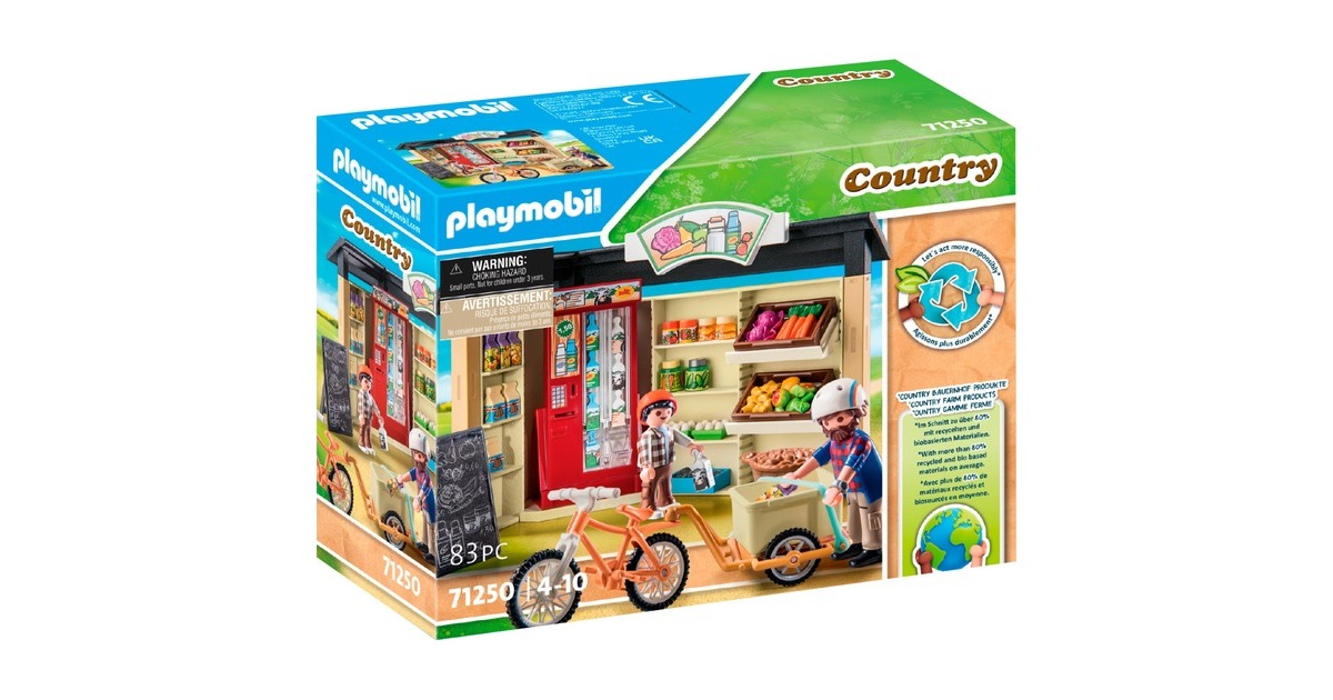 PLAYMOBIL 71250 24-Stunden-Hofladen, Konstruktionsspielzeug(schwarz)
