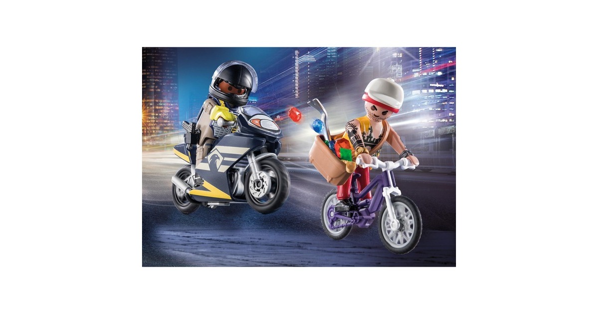 PLAYMOBIL 71255 City Action Starter Pack SEK und Juwelendieb, Konstruktionsspielzeug