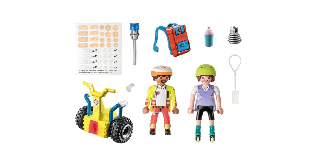 PLAYMOBIL 71257 City Life Starter Pack Rettung mit Balance-Racer, Konstruktionsspielzeug