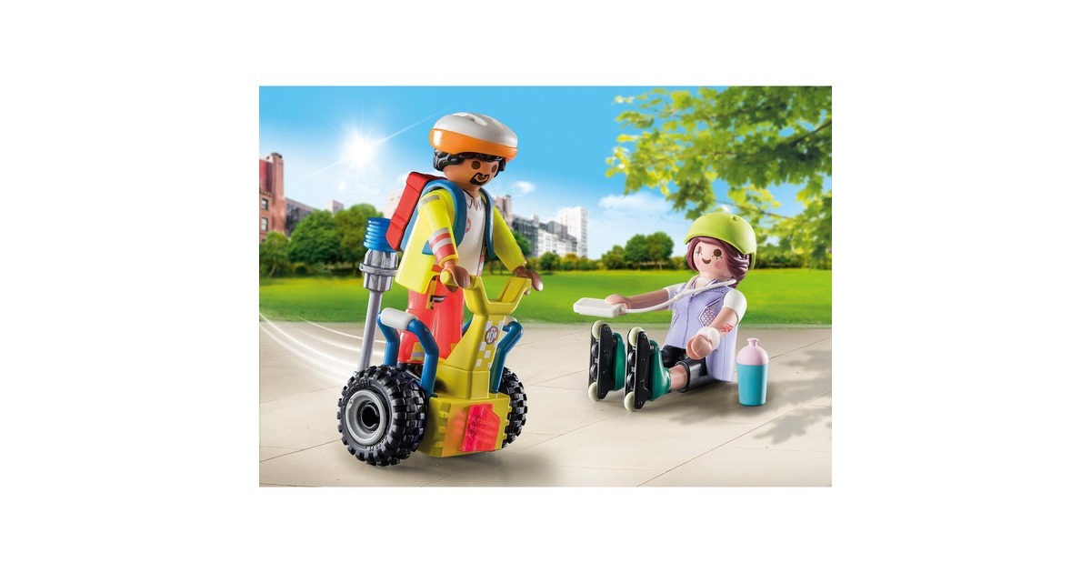 PLAYMOBIL 71257 City Life Starter Pack Rettung mit Balance-Racer, Konstruktionsspielzeug