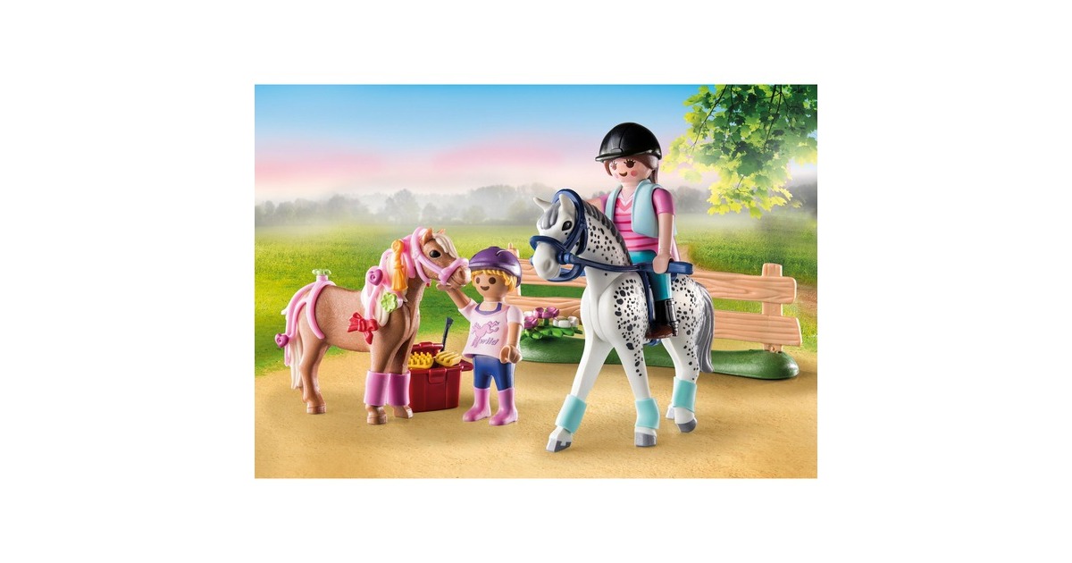 PLAYMOBIL 71259 Country Starter Pack Pferdepflege, Konstruktionsspielzeug