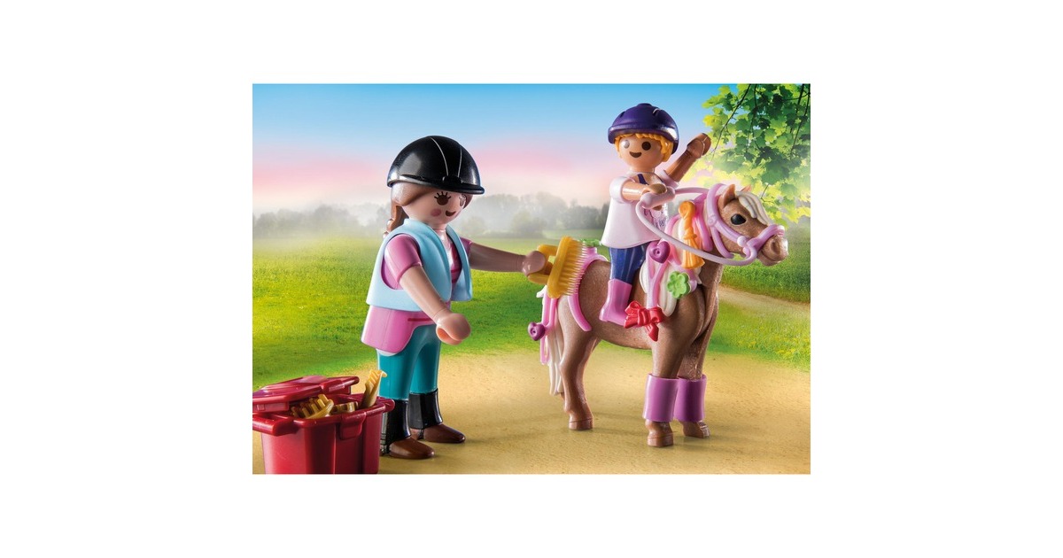 PLAYMOBIL 71259 Country Starter Pack Pferdepflege, Konstruktionsspielzeug