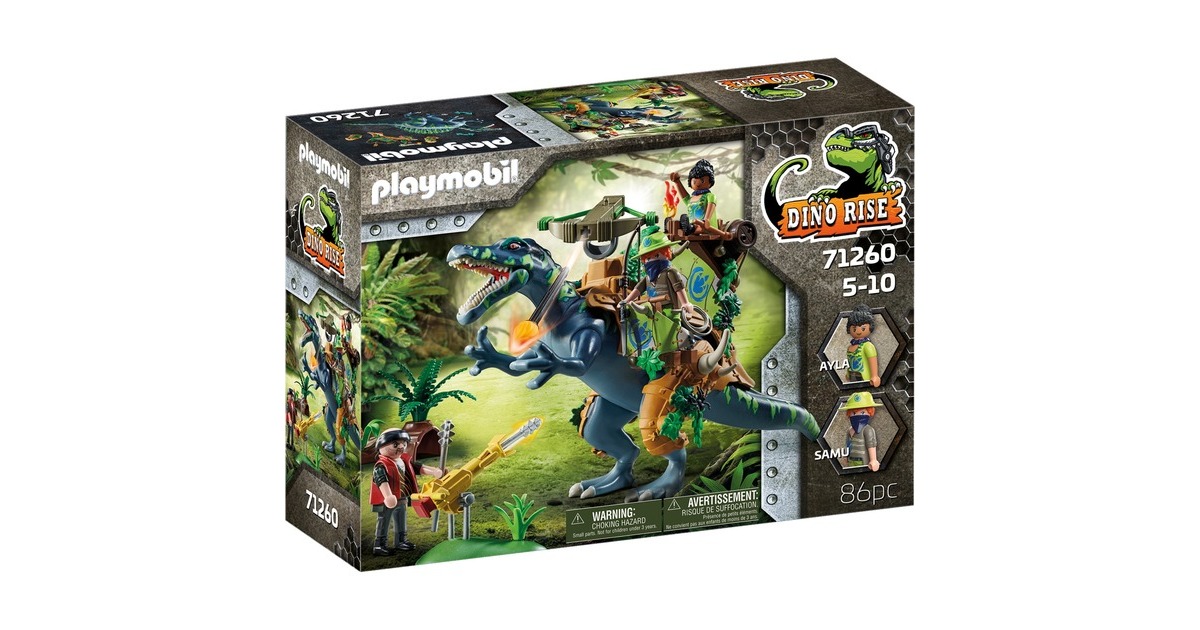 PLAYMOBIL 71260 Dino Rise Spinosaurus, Konstruktionsspielzeug