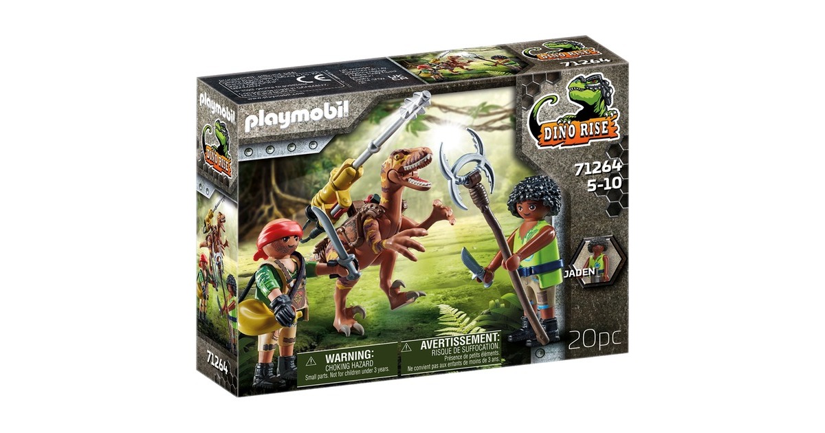 PLAYMOBIL 71264 Dino Rise Deinonychus, Konstruktionsspielzeug