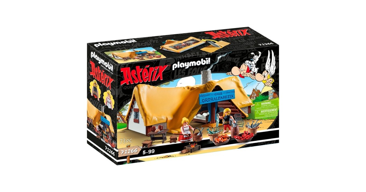 PLAYMOBIL 71266 Asterix Hütte des Verleihnix, Konstruktionsspielzeug